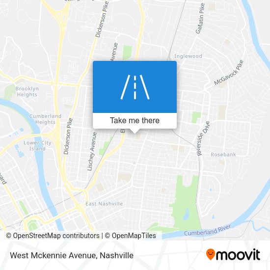West Mckennie Avenue map