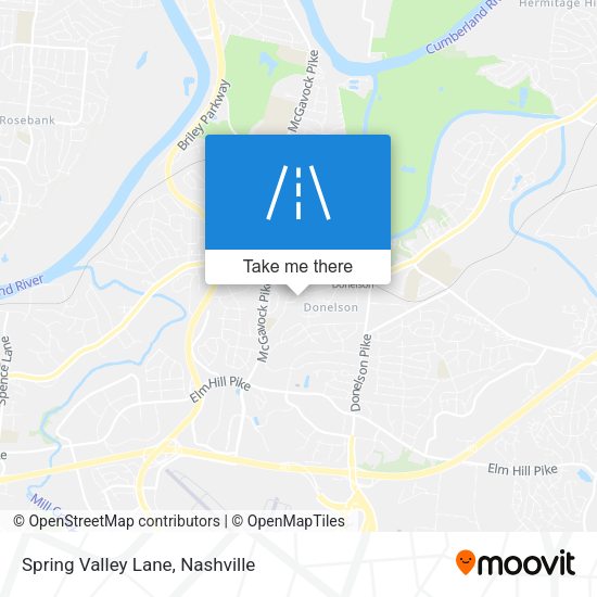Spring Valley Lane map