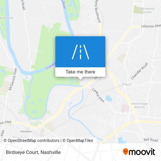 Mapa de Birdseye Court