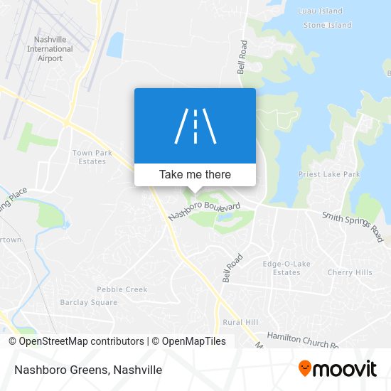Mapa de Nashboro Greens