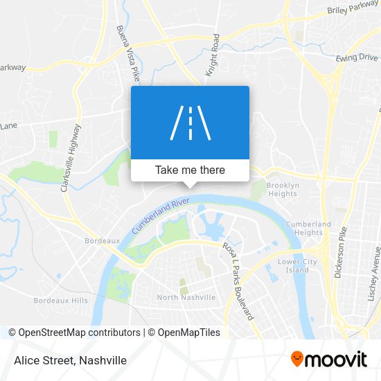 Mapa de Alice Street