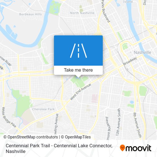 Mapa de Centennial Park‎ Trail - Centennial Lake Connector