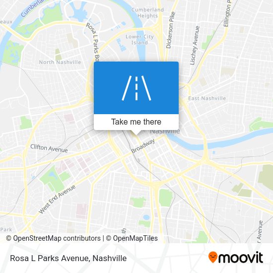 Mapa de Rosa L Parks Avenue
