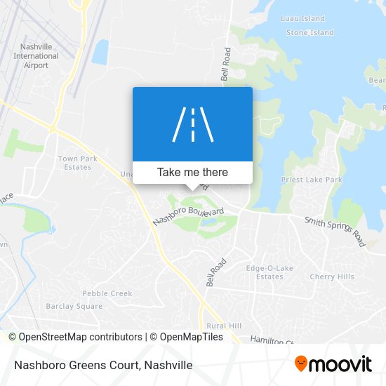 Mapa de Nashboro Greens Court