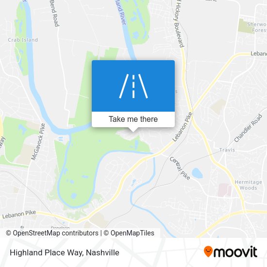 Highland Place Way map