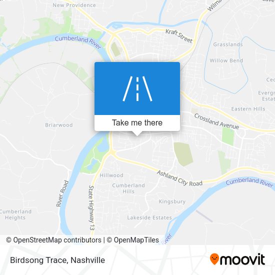 Mapa de Birdsong Trace