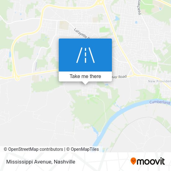 Mississippi Avenue map