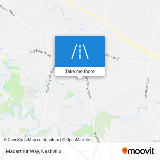 Mapa de Macarthur Way