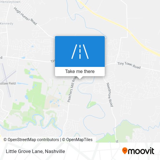 Mapa de Little Grove Lane