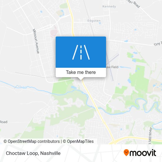 Mapa de Choctaw Loop