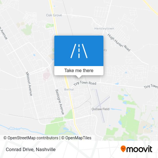 Mapa de Conrad Drive