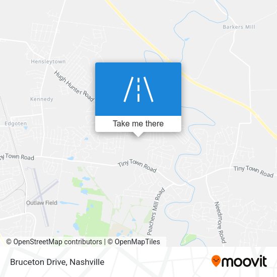 Mapa de Bruceton Drive