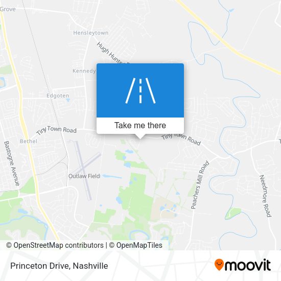 Mapa de Princeton Drive