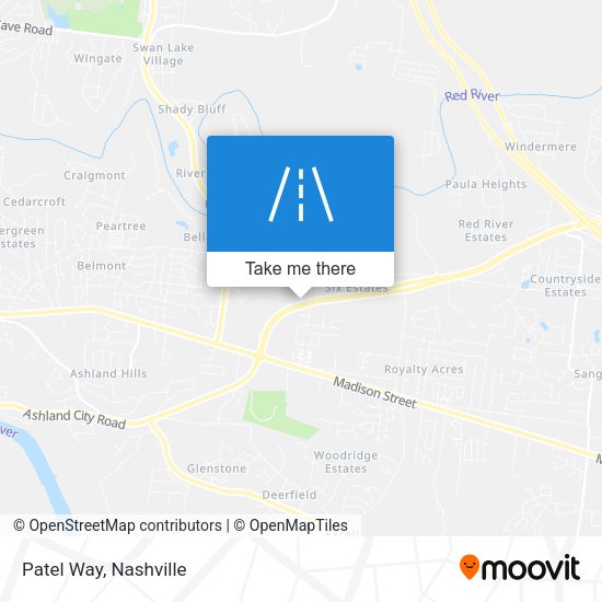 Mapa de Patel Way