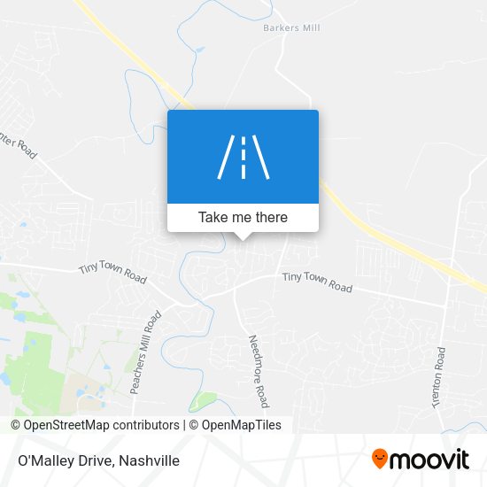 Mapa de O'Malley Drive