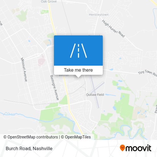 Mapa de Burch Road