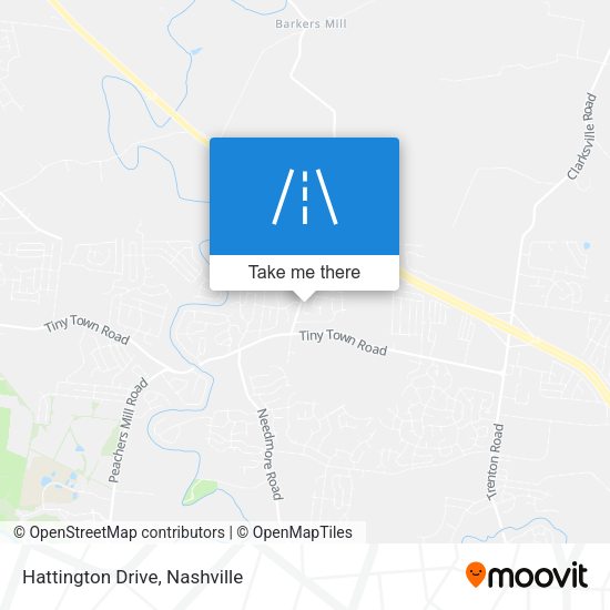 Hattington Drive map