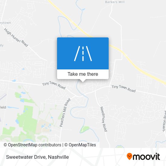 Sweetwater Drive map