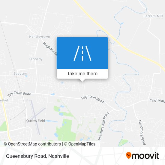 Mapa de Queensbury Road