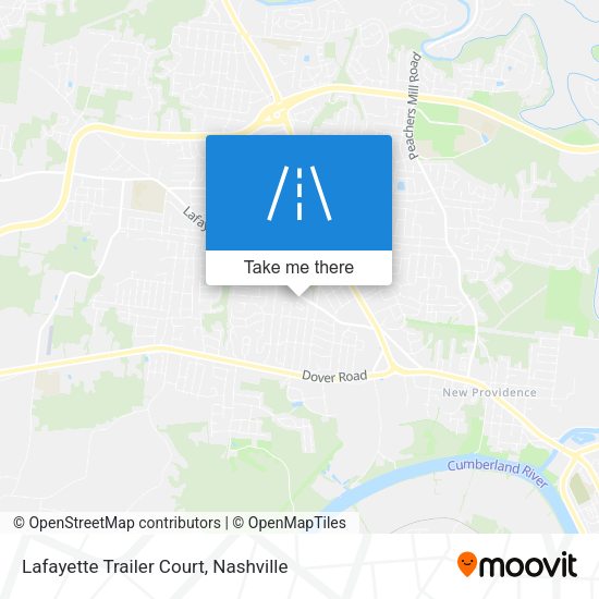 Lafayette Trailer Court map
