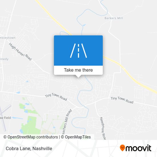 Mapa de Cobra Lane