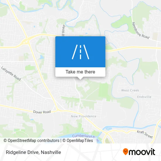 Ridgeline Drive map