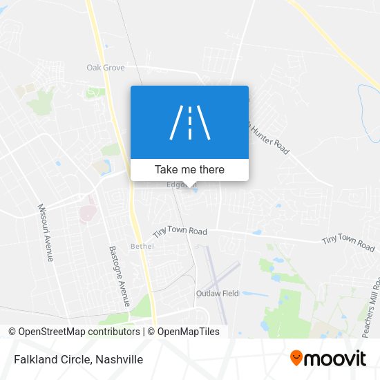 Mapa de Falkland Circle