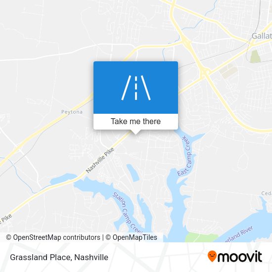 Grassland Place map