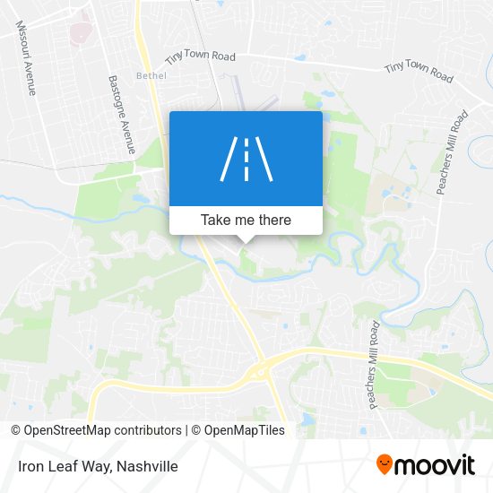 Mapa de Iron Leaf Way