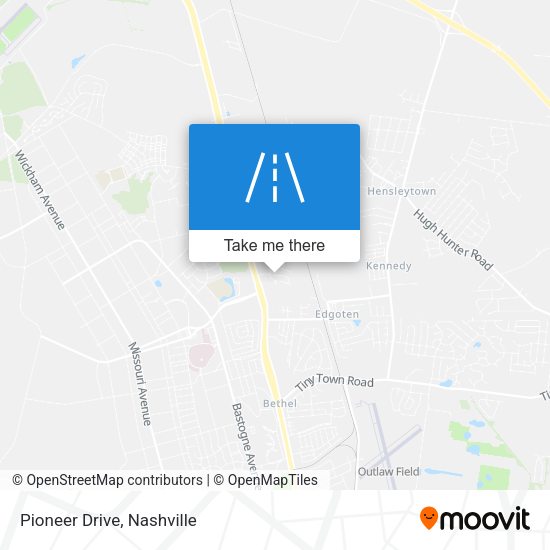 Mapa de Pioneer Drive