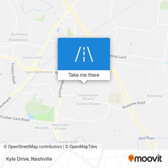 Mapa de Kyle Drive