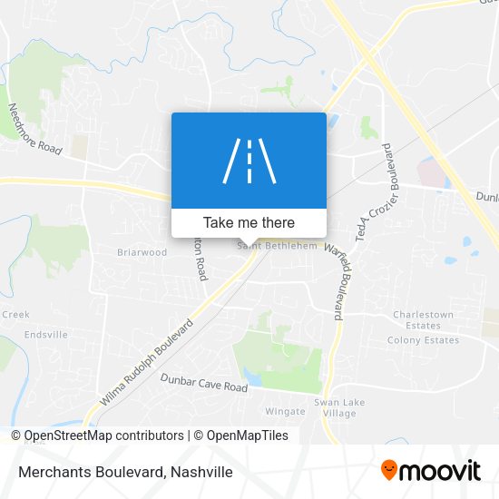 Merchants Boulevard map