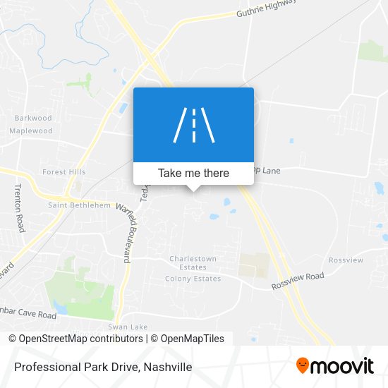 Professional Park Drive map