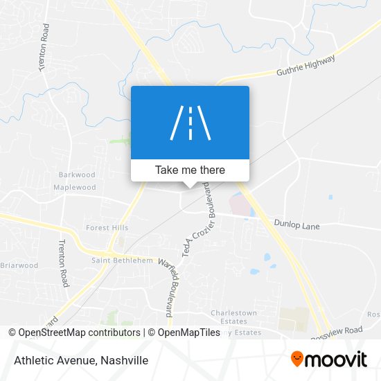 Mapa de Athletic Avenue