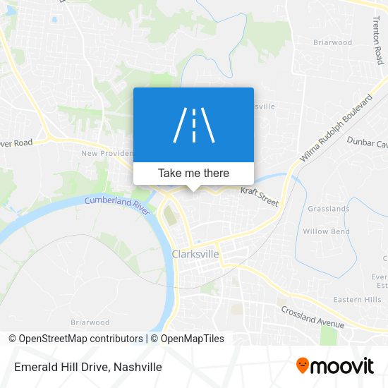 Mapa de Emerald Hill Drive