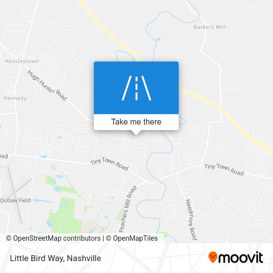 Little Bird Way map