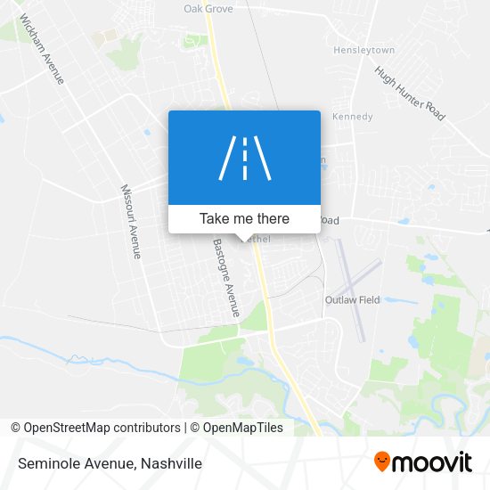 Mapa de Seminole Avenue