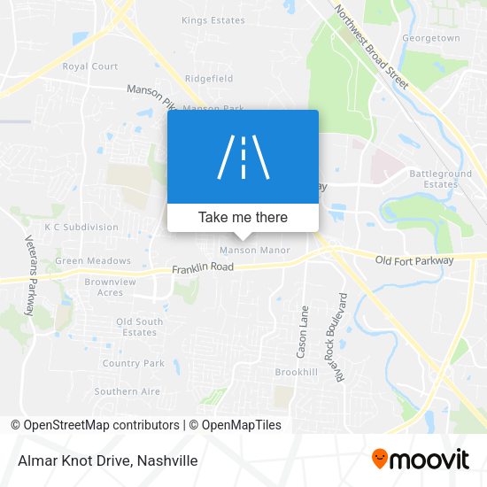 Mapa de Almar Knot Drive