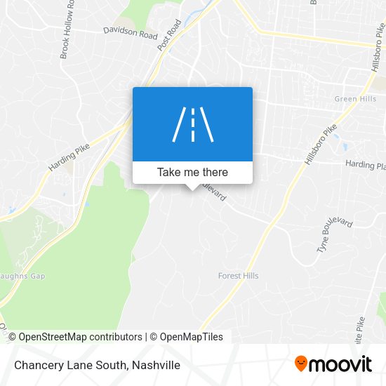 Mapa de Chancery Lane South