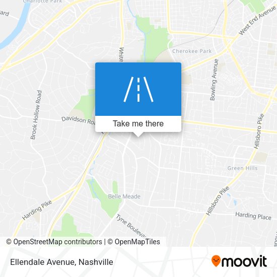 Ellendale Avenue map