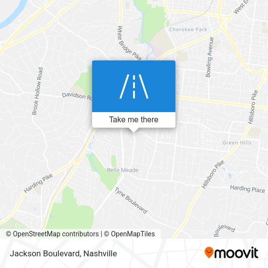Jackson Boulevard map