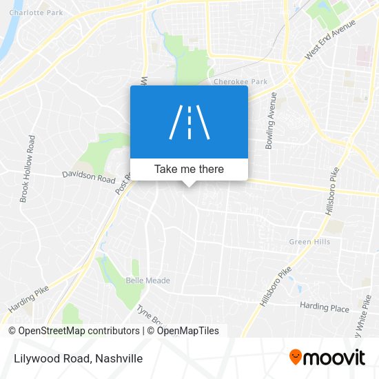 Mapa de Lilywood Road