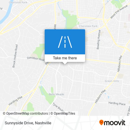 Mapa de Sunnyside Drive