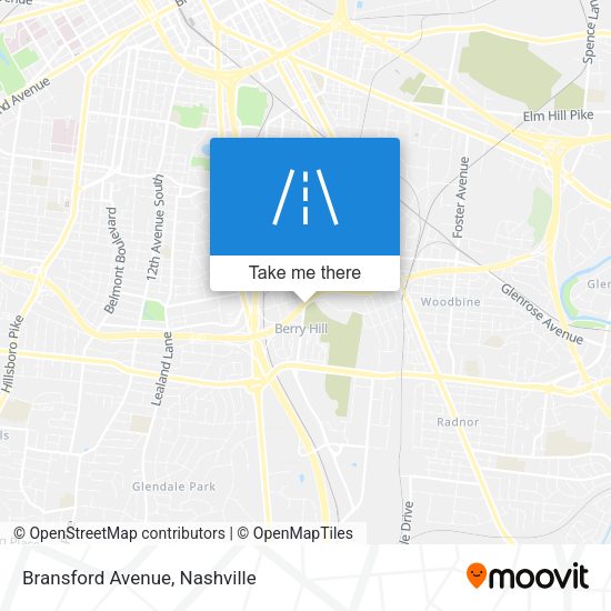 Bransford Avenue map