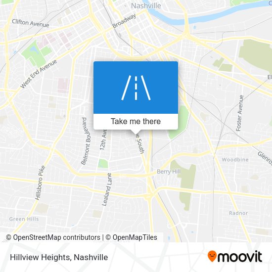 Mapa de Hillview Heights