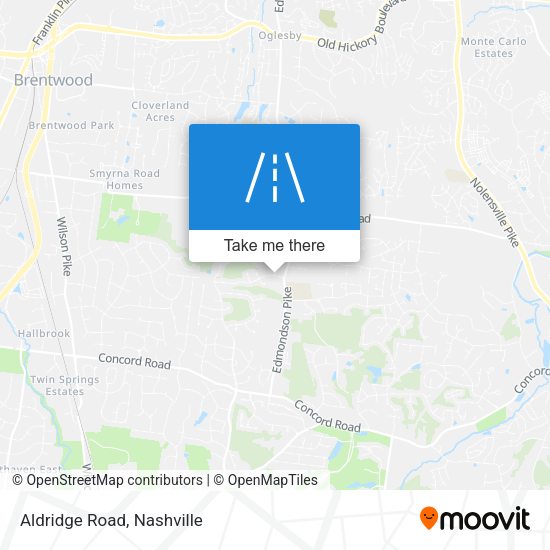 Mapa de Aldridge Road