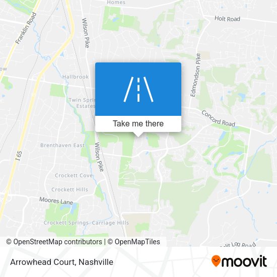 Mapa de Arrowhead Court