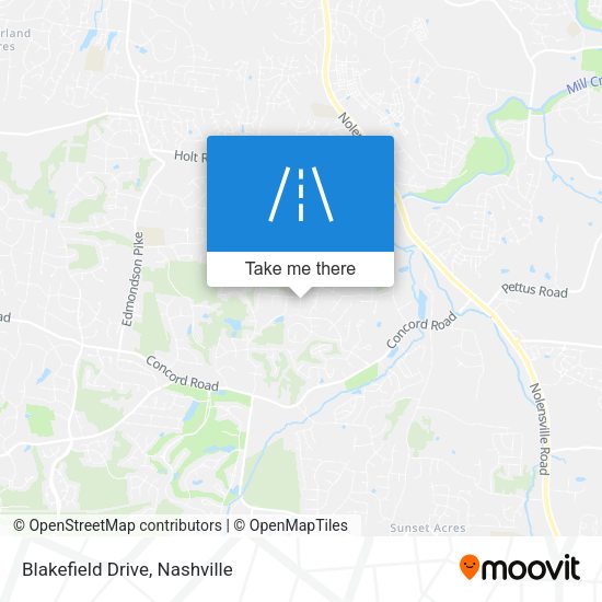 Mapa de Blakefield Drive