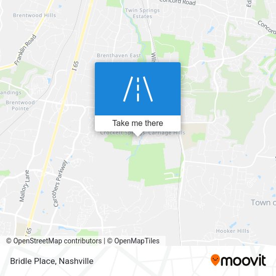 Mapa de Bridle Place