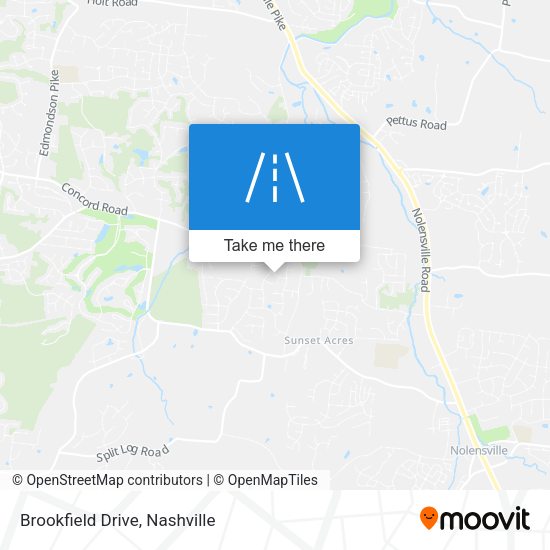 Mapa de Brookfield Drive